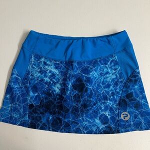 Blue Patterned Women's Skirt